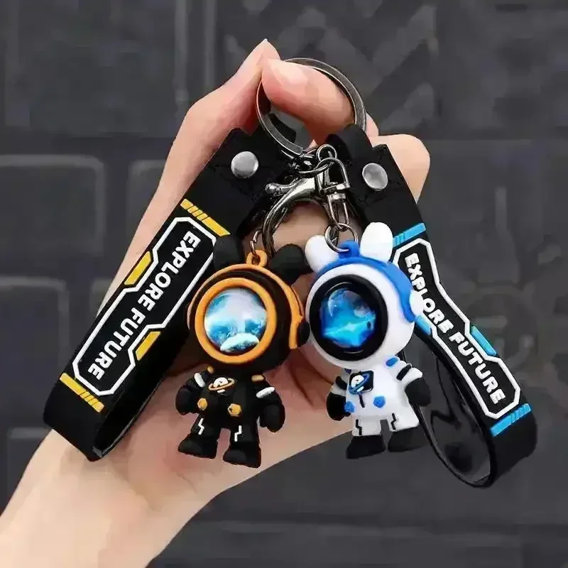 Lightning Astronaut Bear 3D Keychain - Image 4