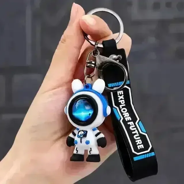 Lightning Astronaut Bear 3D Keychain - Image 5