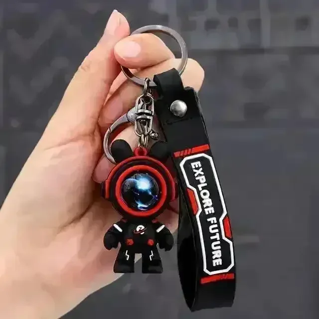 Lightning Astronaut Bear 3D Keychain - Image 6