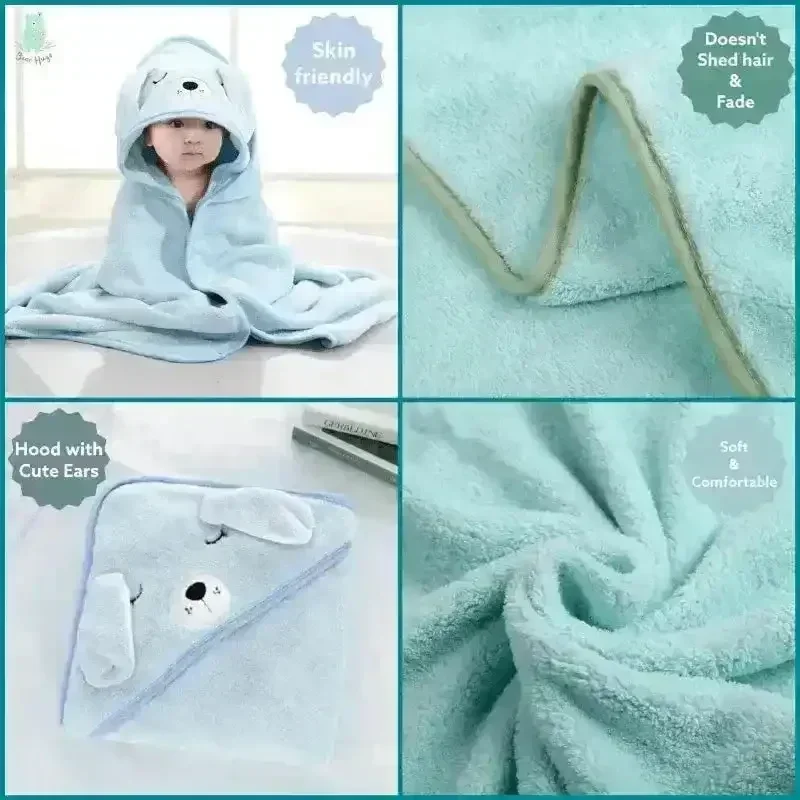 Little Puppy Baby Hooded Towel - Image 3
