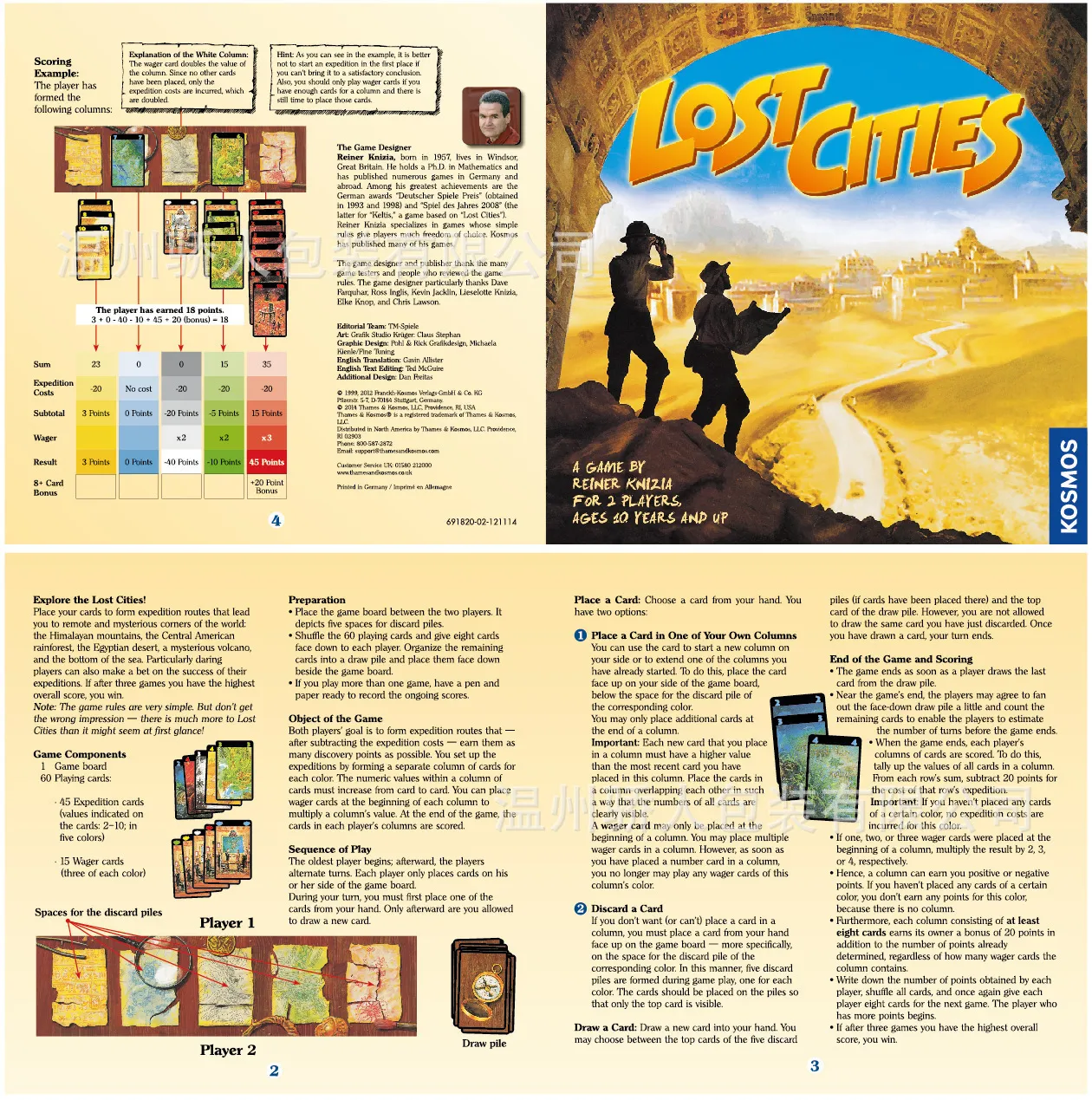 Lost Cities Card Game - Image 3
