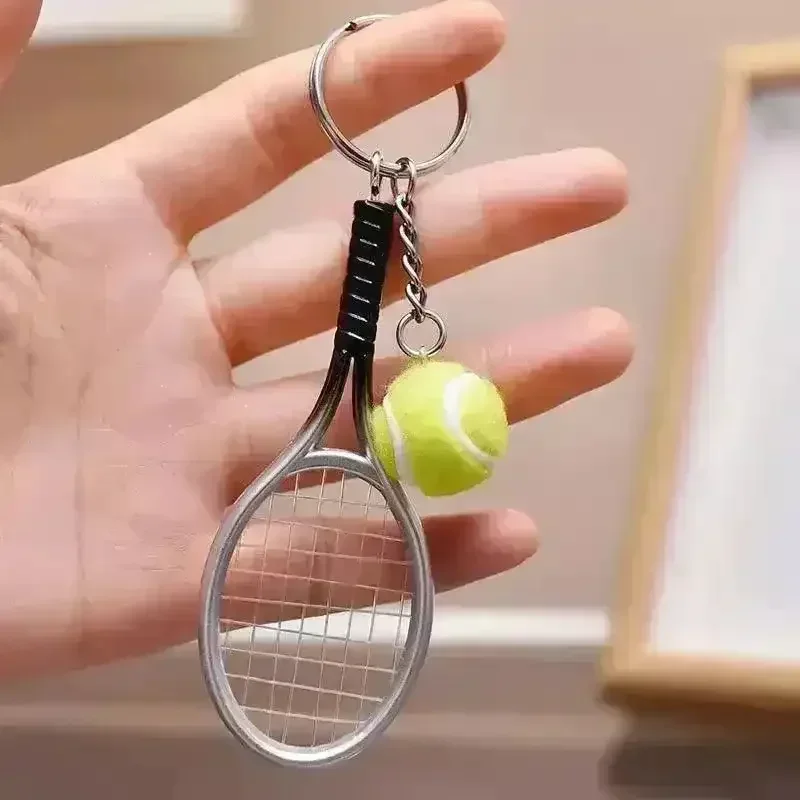 Love-All Lobs Tennis Racket & Ball Keychain - Image 6
