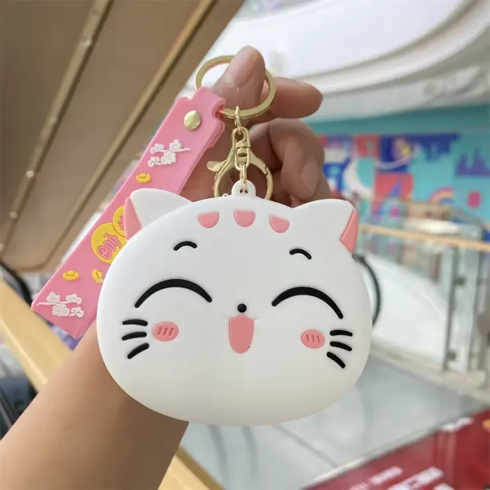 Lucky Cat Silicone Coin Purse - Image 10