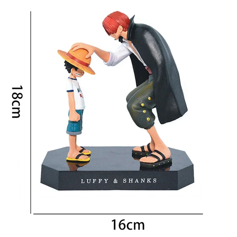 Luffy and Shanks Hat Gift Figurine (19 cm) - Image 9