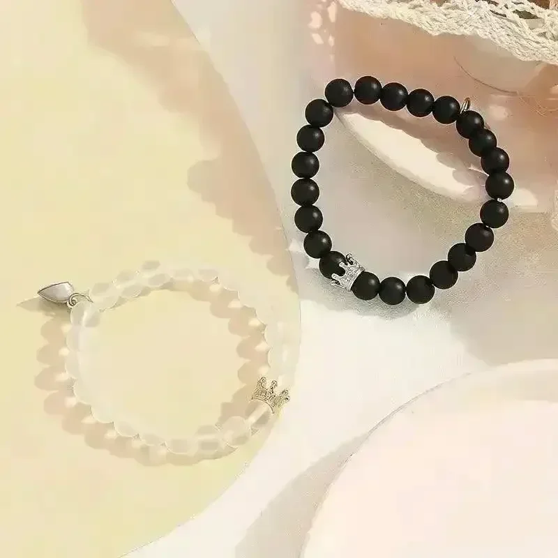Luminous Glow in the Dark Couple Heart Bracelet - Image 6