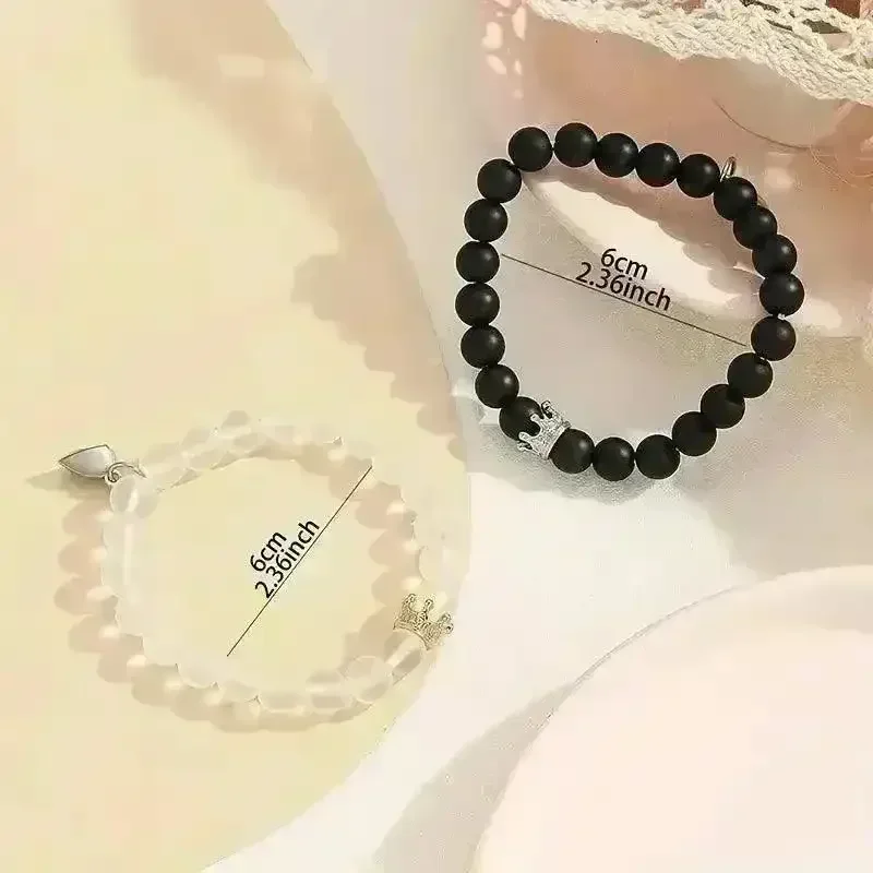 Luminous Glow in the Dark Couple Heart Bracelet - Image 8