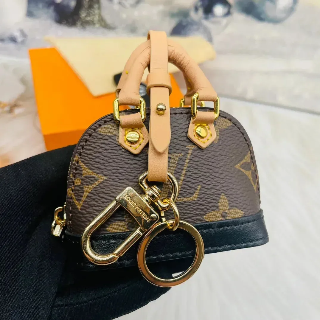 Luxe Legacy Monogram Bag Keychain - Image 2