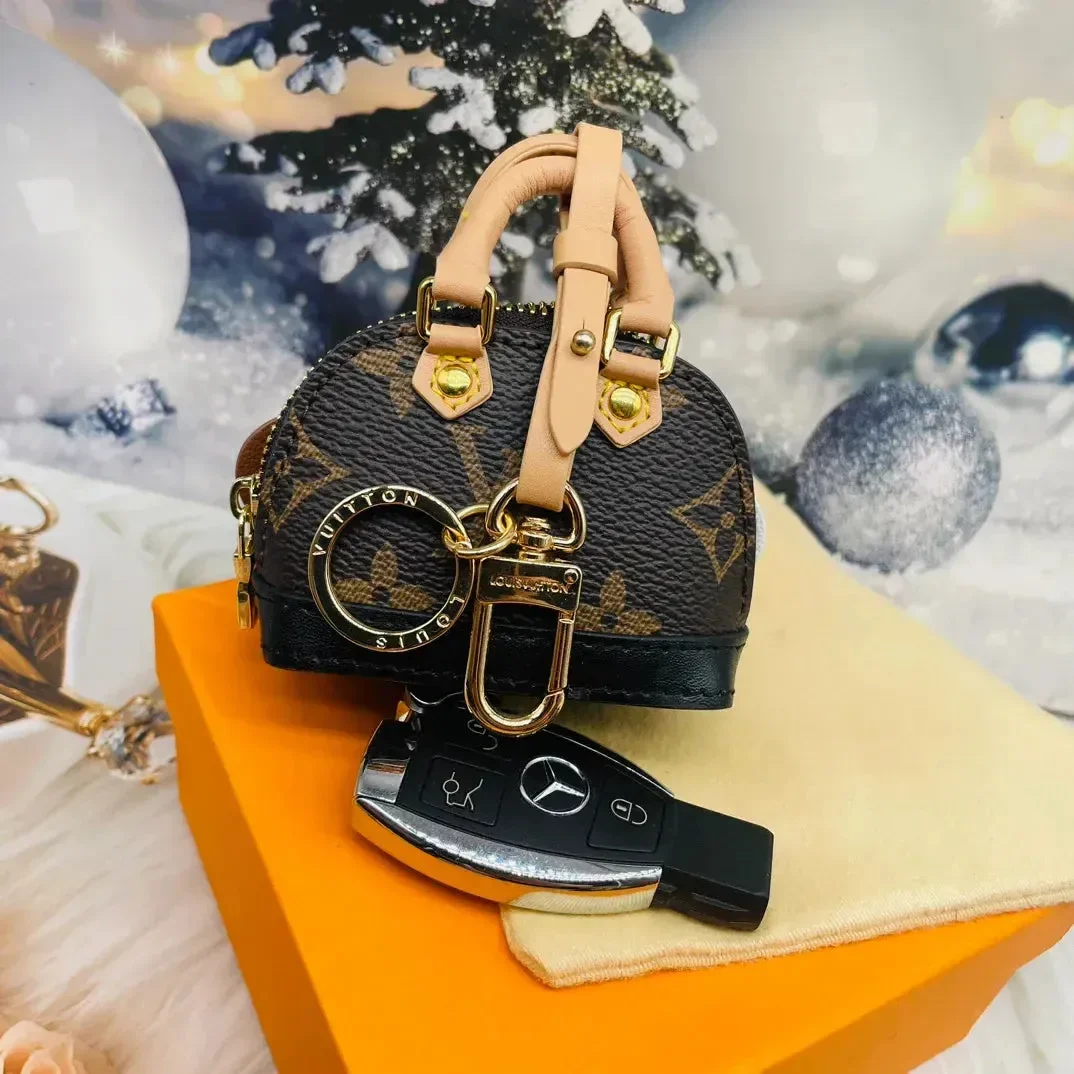 Luxe Legacy Monogram Bag Keychain - Image 3
