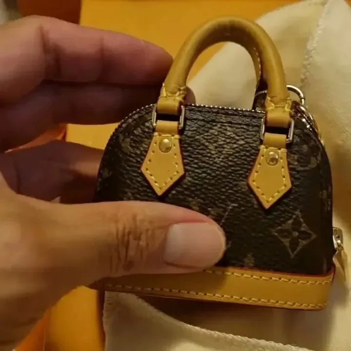 Luxe Legacy Monogram Bag Keychain - Image 5