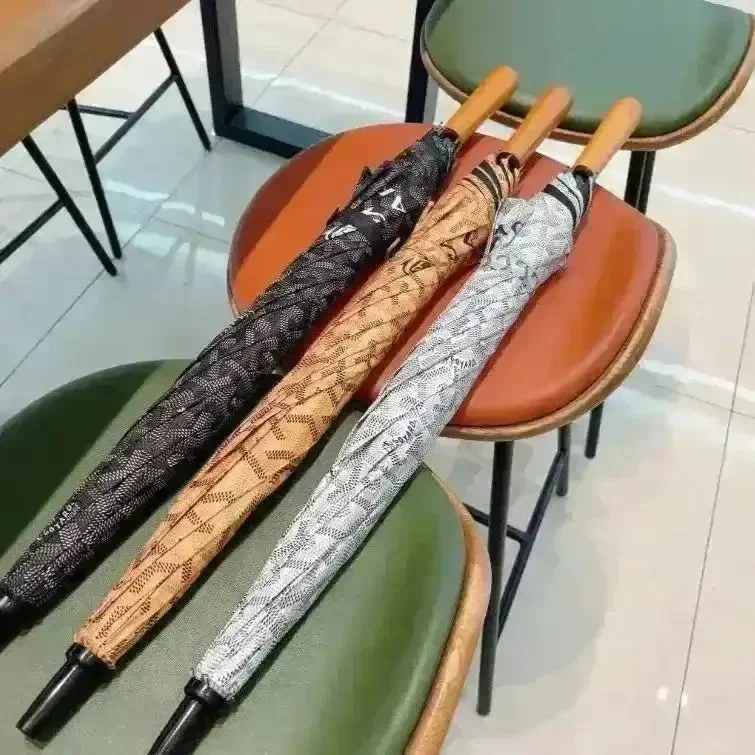 Luxury Y Pattern Designer Long Umbrella - Image 2