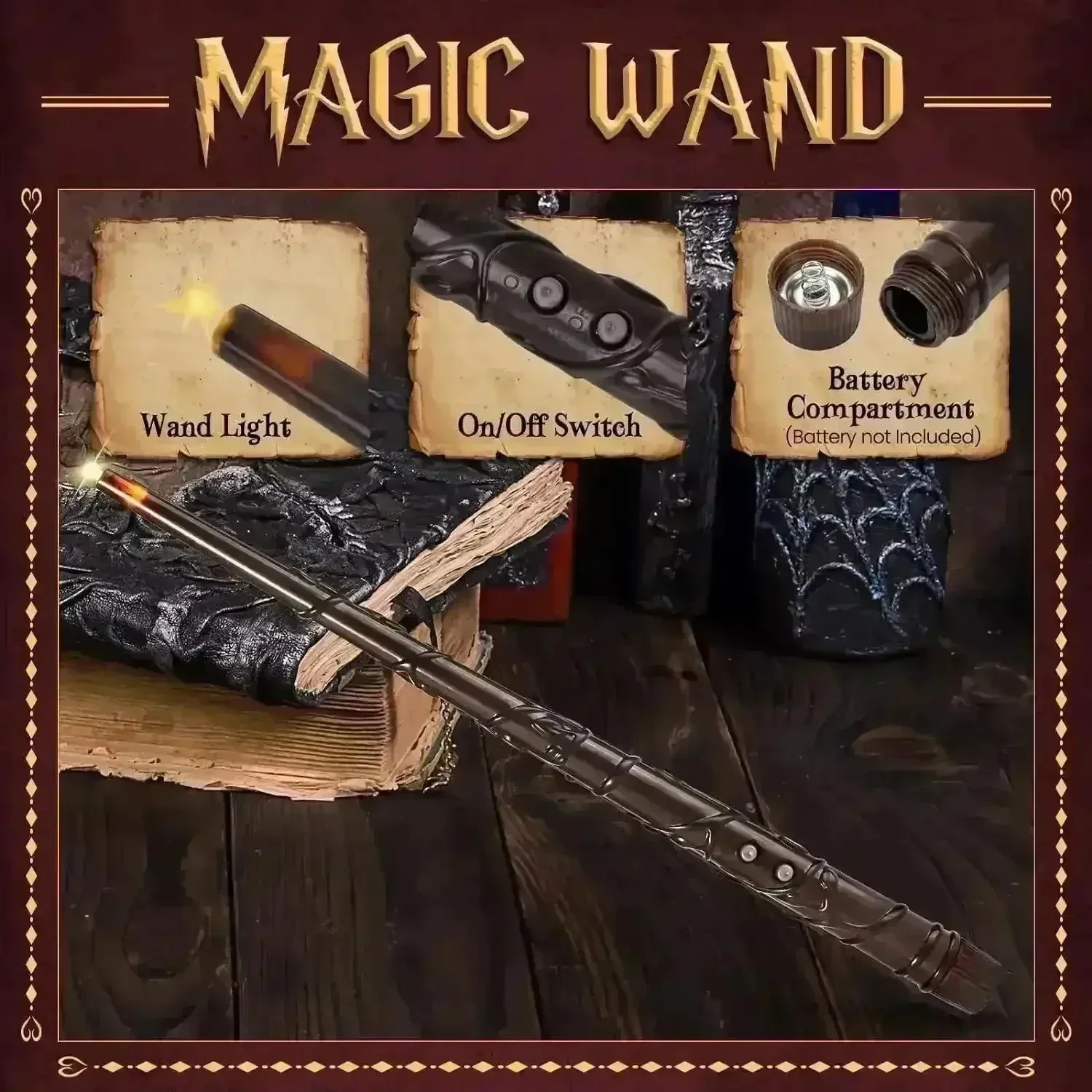 Magical Floating Candles with Wand Remote - Image 3