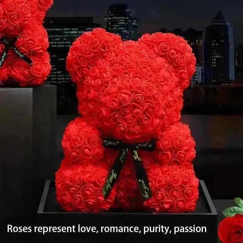 Magical Rose Teddy Bear - Image 5