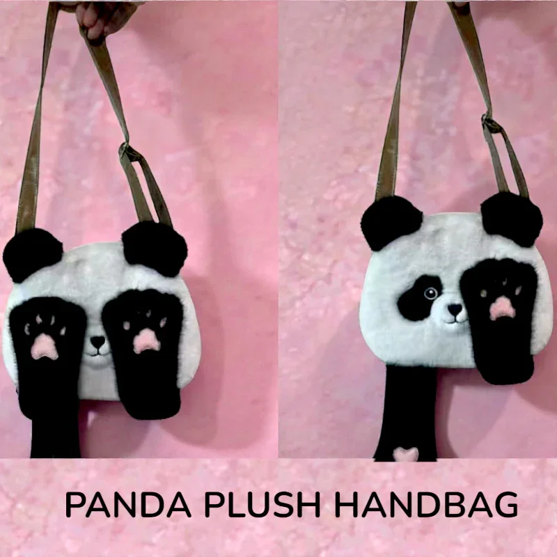 Magnetic Peek-A-Boo Panda Bag