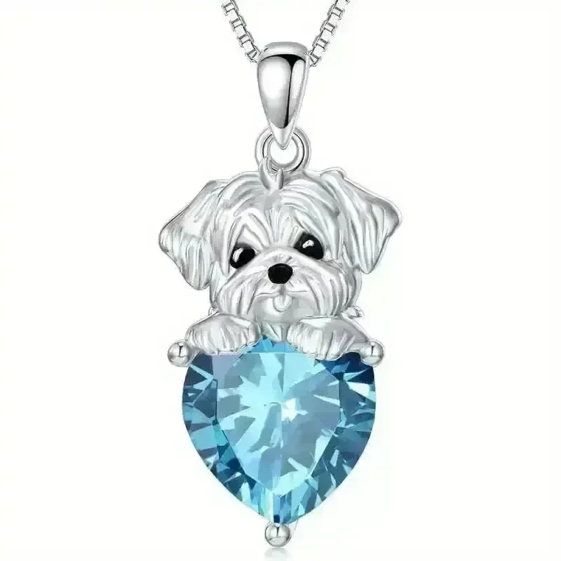 Maltese Dog Shining Pendant - Image 3