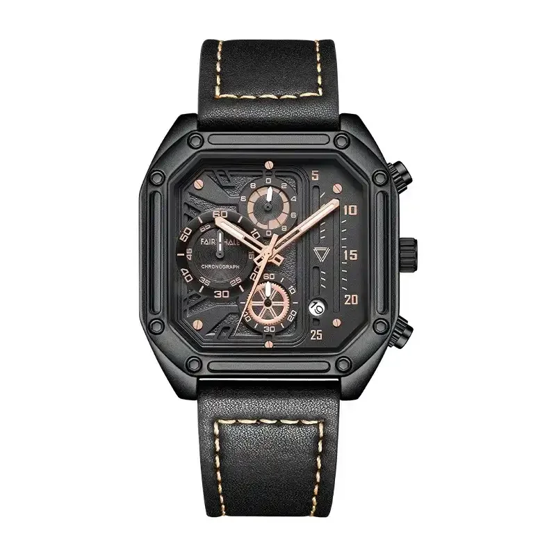 Marc Farewhale Squared Luxury Watch