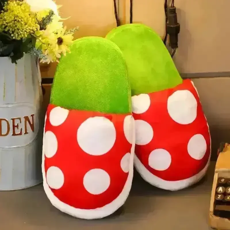 Mario Piranha Plant Plush Slippers - Image 3