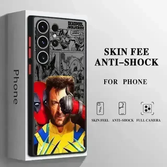 MRVL Deadpool & Wolverine Matte Phone Case (For Samsung)