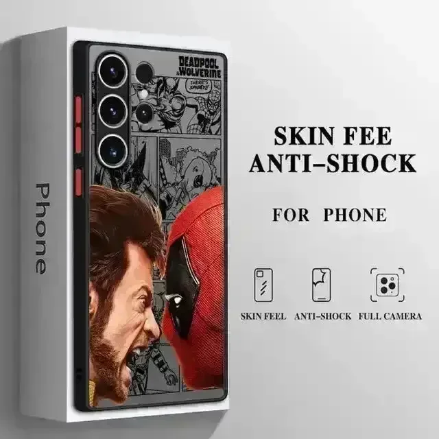 MRVL Deadpool & Wolverine Matte Phone Case (For Samsung) - Image 4