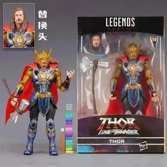 MRVL Legends Thor and Lady Thor Figurines (18 cm) - Image 10