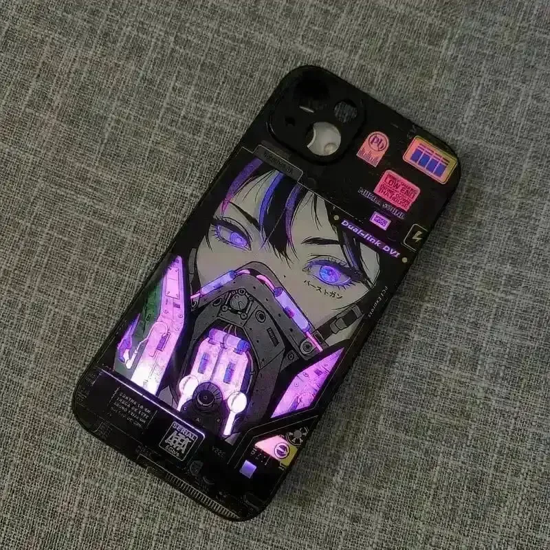 Masked Girl Glow Voice Controlled Cover (For iPhone) - Image 3