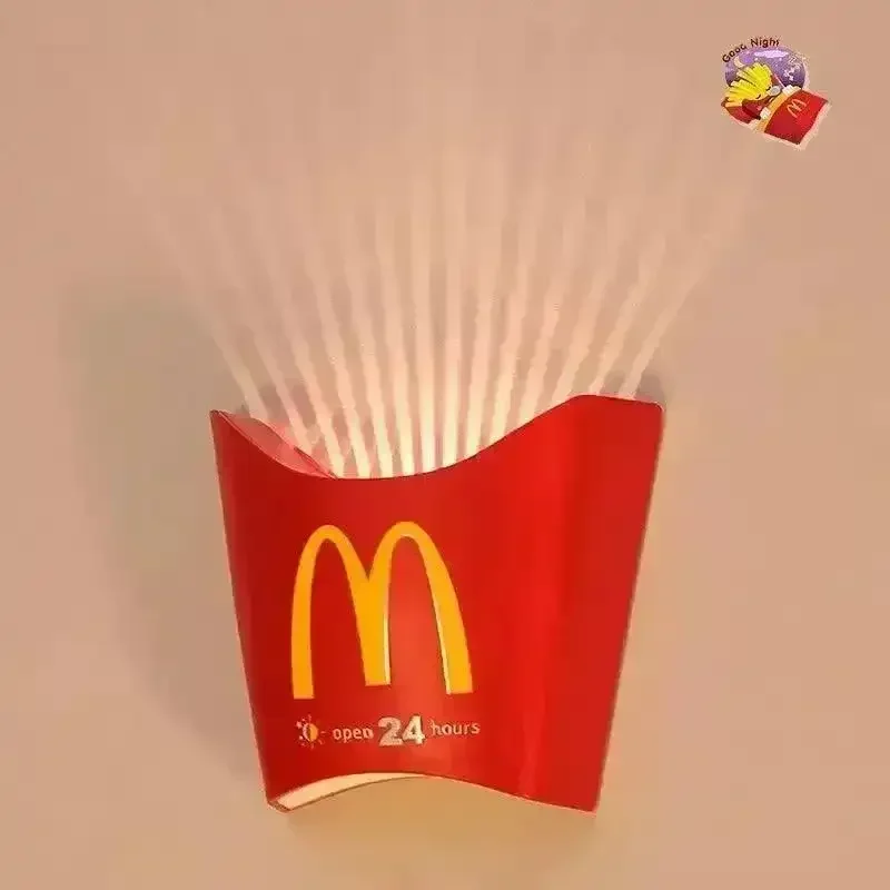 McDonalds Fries Wall Lamp