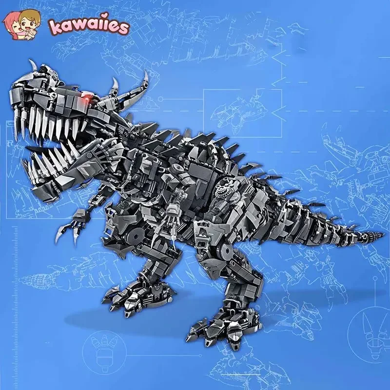 Mech Colossal Carnotaurus Dinosaur Building Set - Image 7