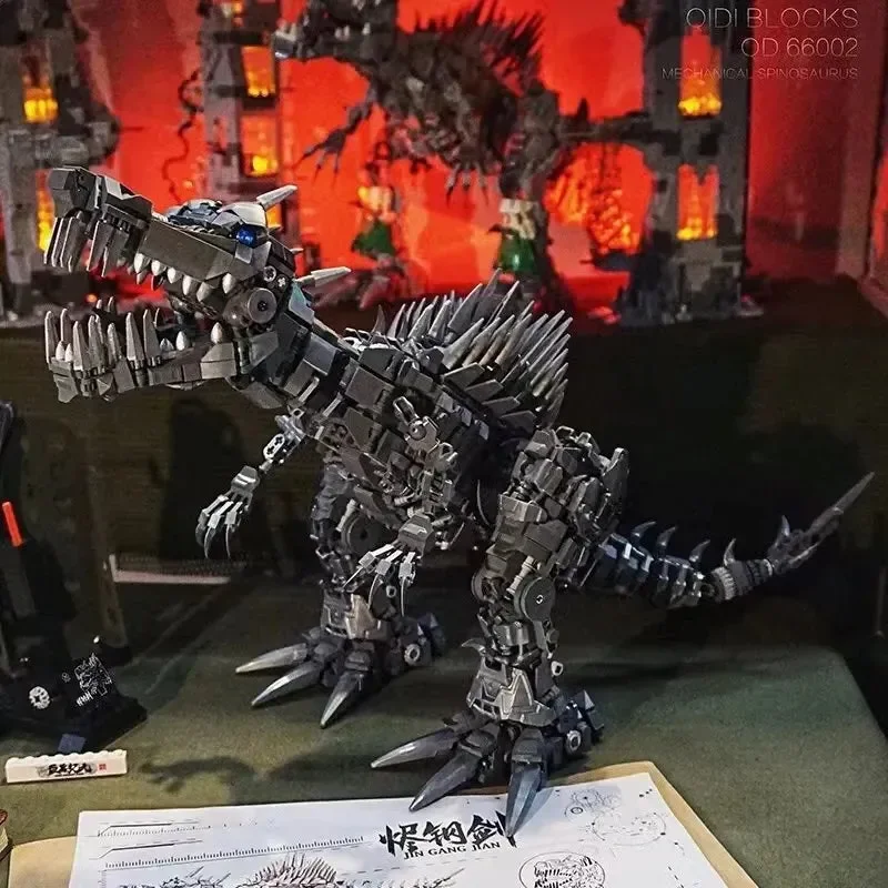 Mech Colossal Spinosaurus Dinosaur Building Set - Image 13