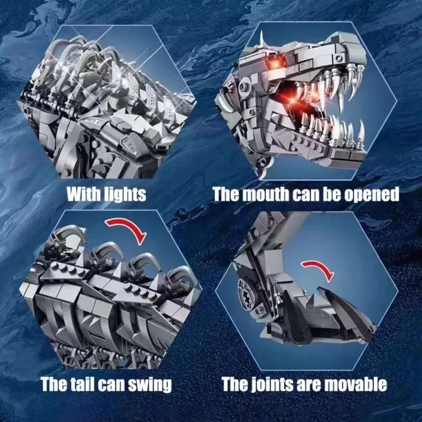 Mechanical Colossal T-Rex Dinosaur Building Set - Image 10