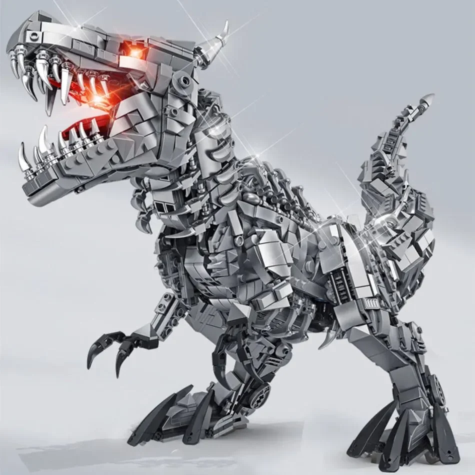 Mechanical Colossal T-Rex Dinosaur Building Set - Image 3