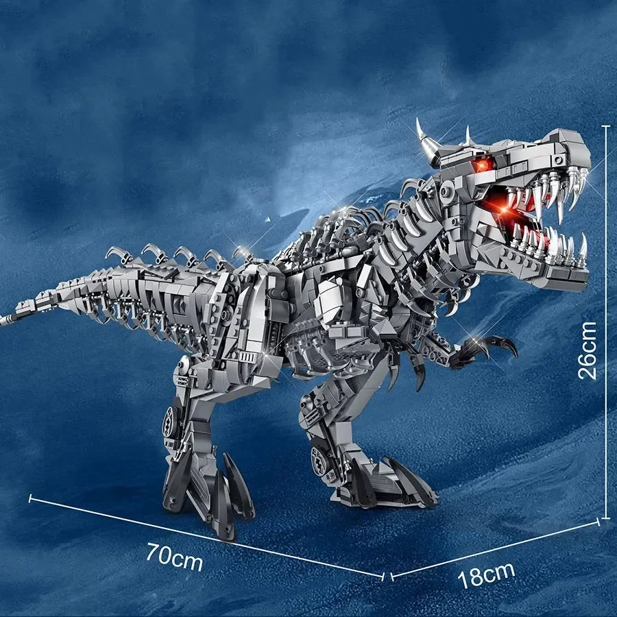 Mechanical Colossal T-Rex Dinosaur Building Set - Image 5