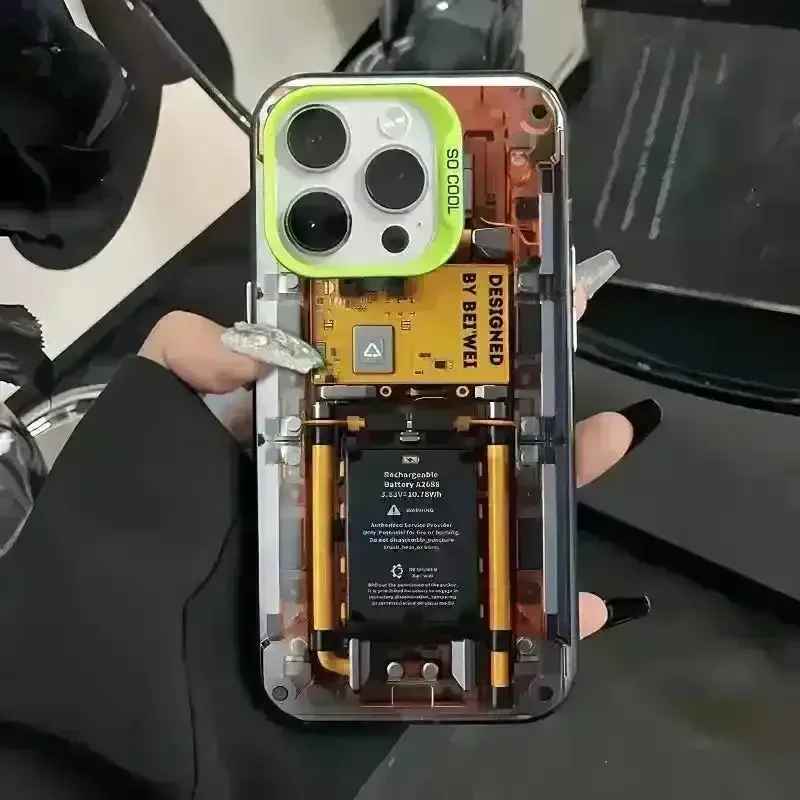 Mechanical Transparent Sci-Fi Phone Case (For iPhones) - Image 9