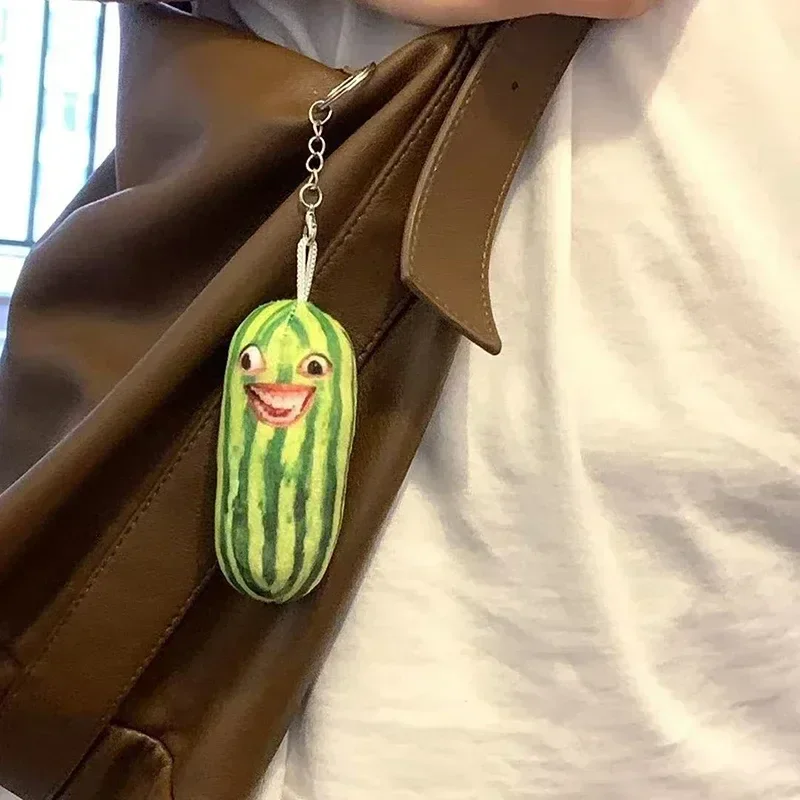 Meme Melon Stuffed Keychain - Image 2