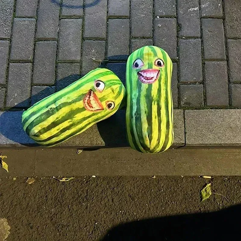 Meme Melon Stuffed Keychain - Image 6