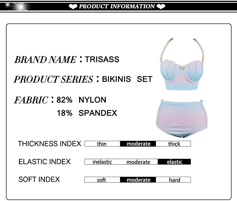 Mermaid Shell Skirt Bikini - Image 7