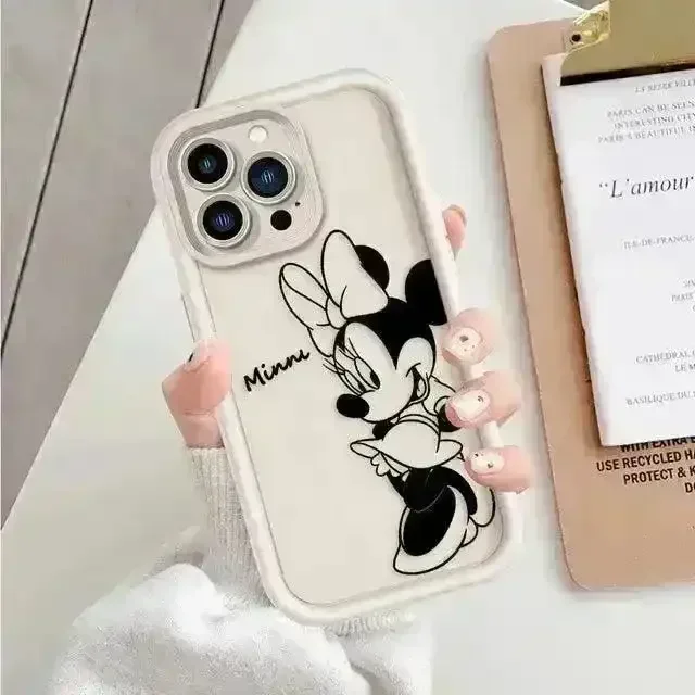 Mickey Minnie Fashion Clear Phone Case (For iPhones) - Image 5