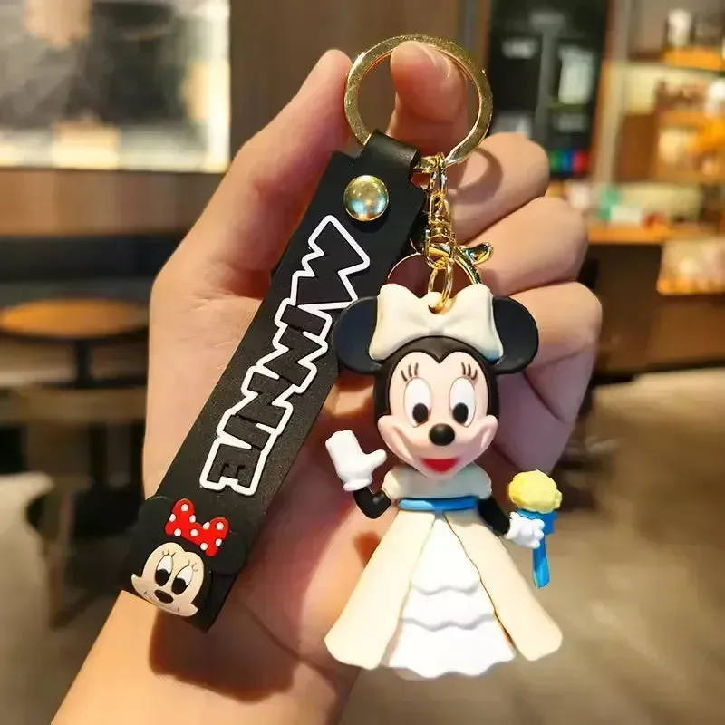 Mickey & Minnie Mouse Wedding Keychain - Image 4