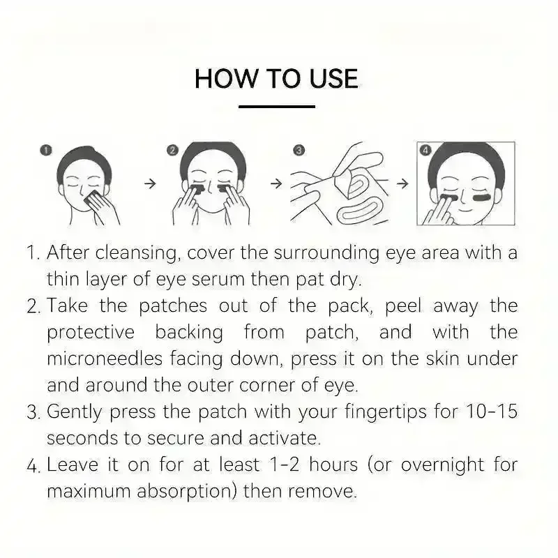 Micro Needle Hyaluronic Acid Under Eye Patch - Image 4