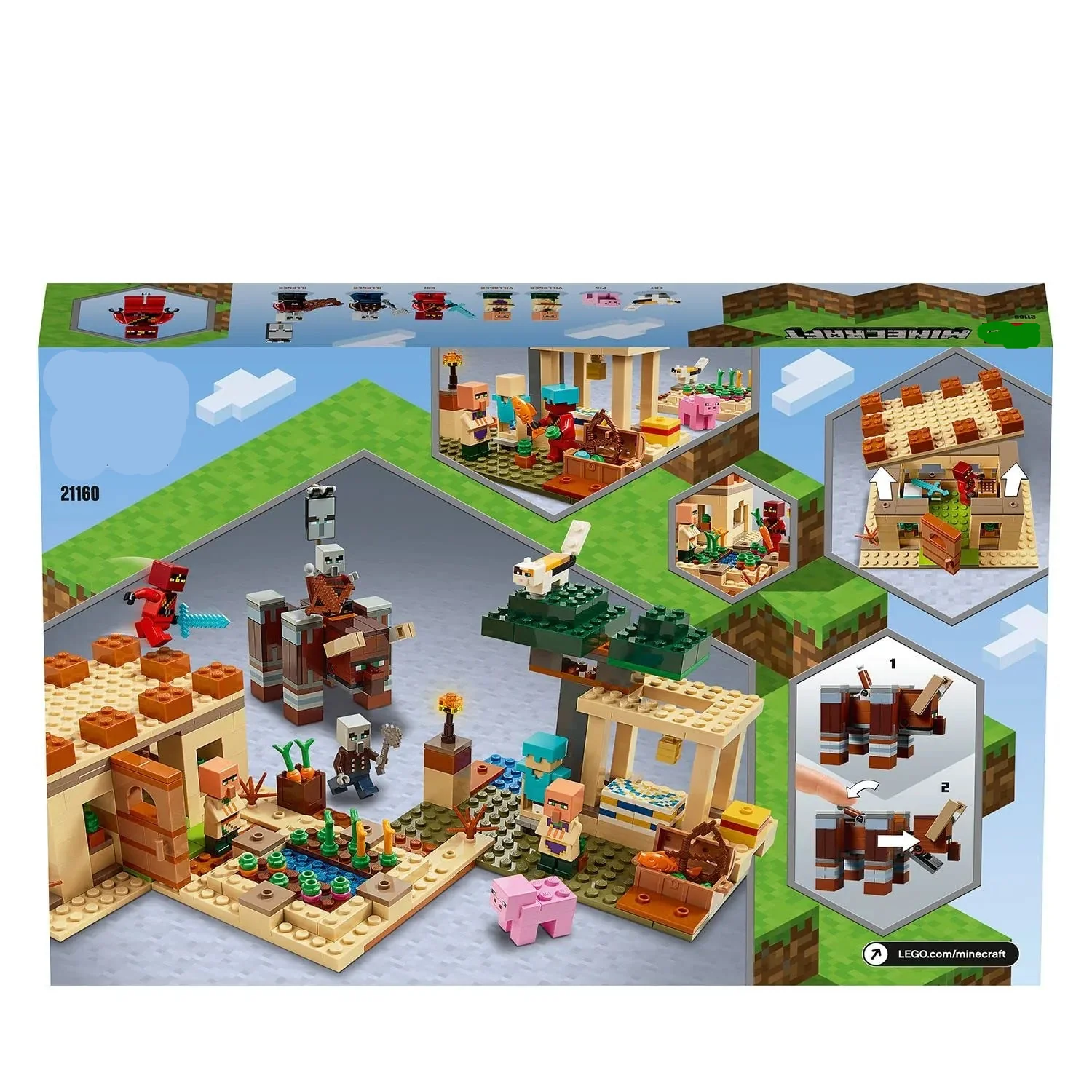 Minecraft The Illager Raid Building Blocks (562 Pcs) - Image 2