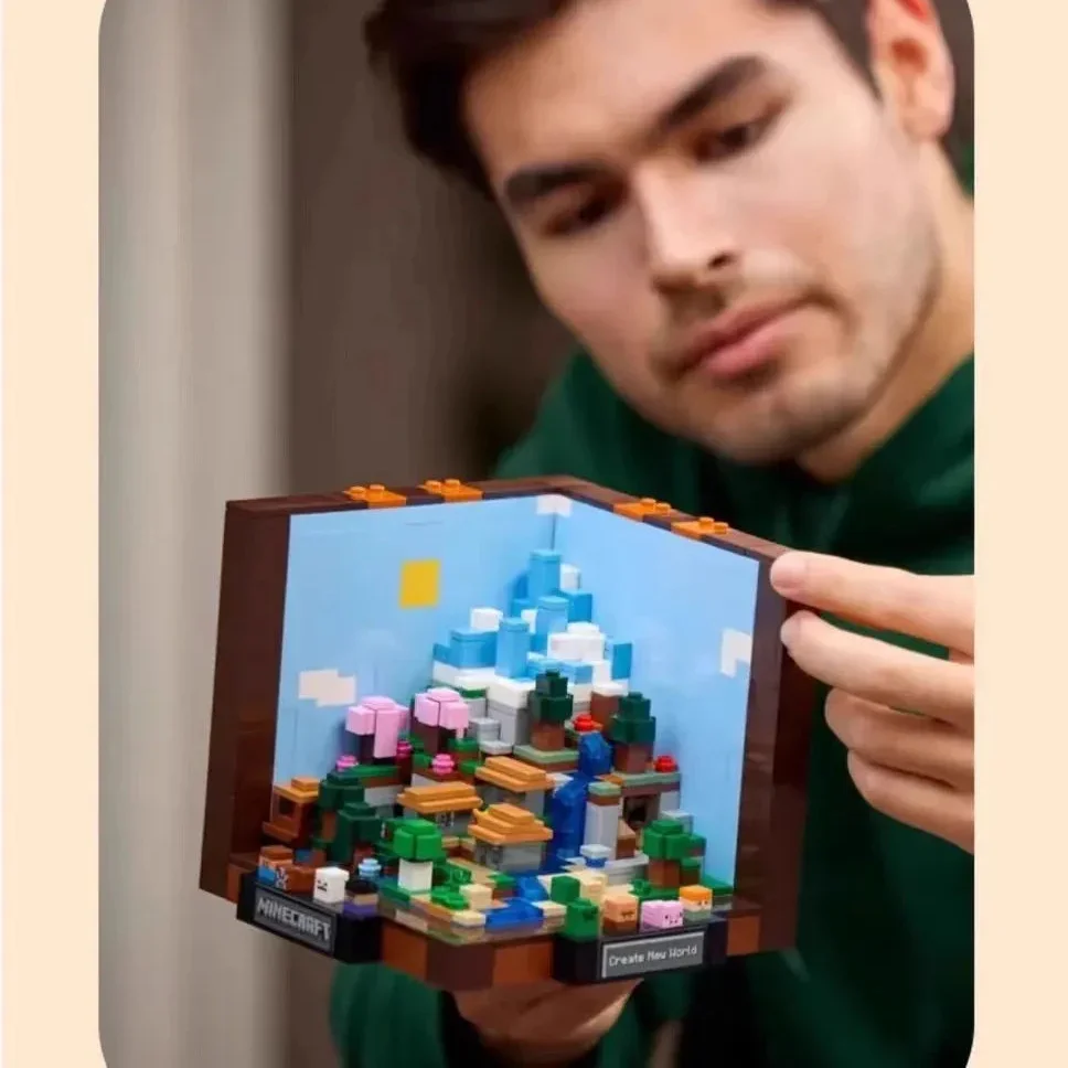 Minekraft Crafting Table Building Blocks (1195 Pcs) - Image 3