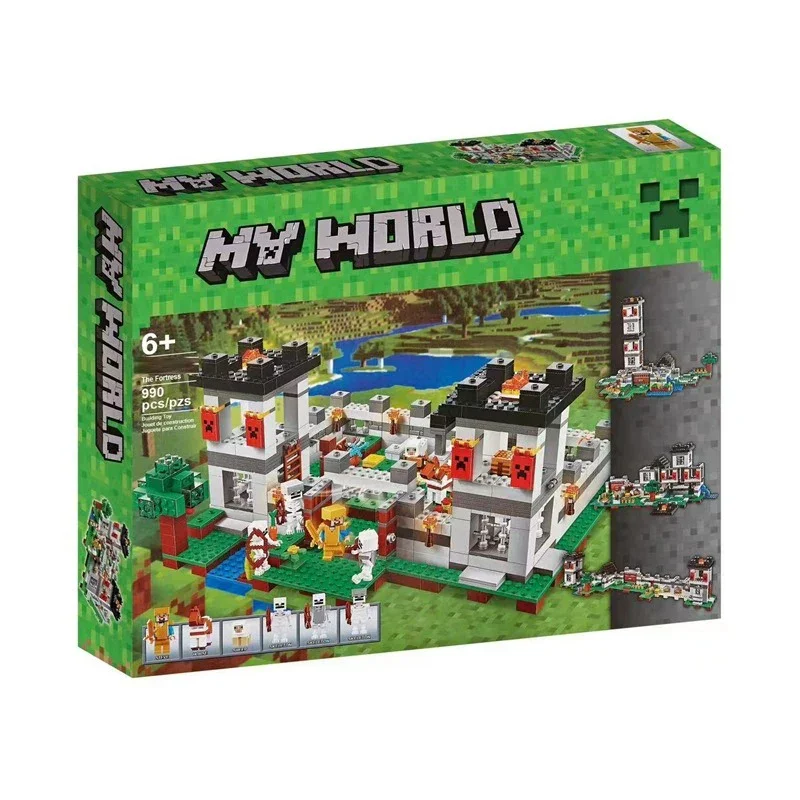 Minekraft Fortress Building Blocks (990 Pcs) - Image 4