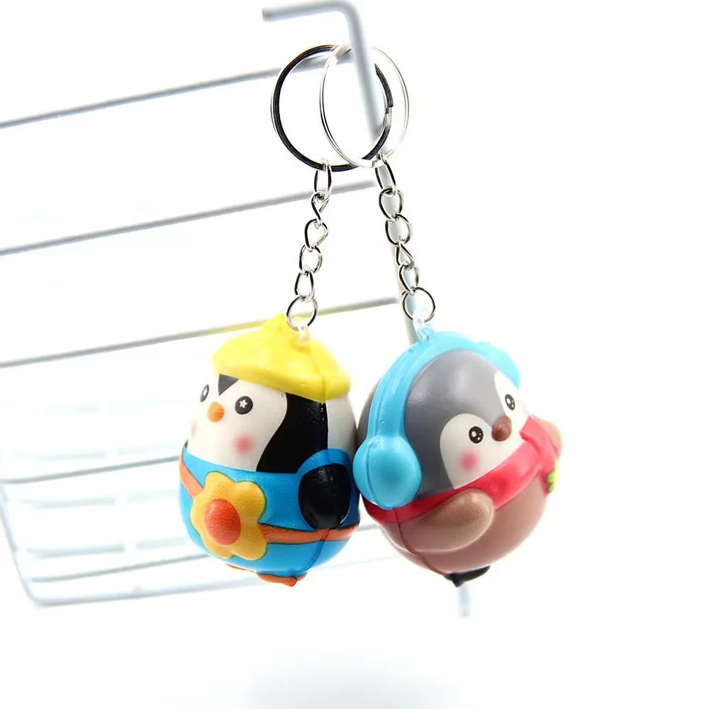 Mini Cosplay Penguin Squishy Keychain - Image 2