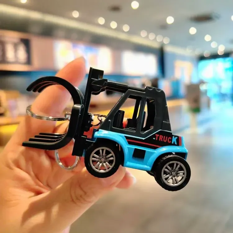 Mini Excavator Truck Pullback Keychain - Image 8