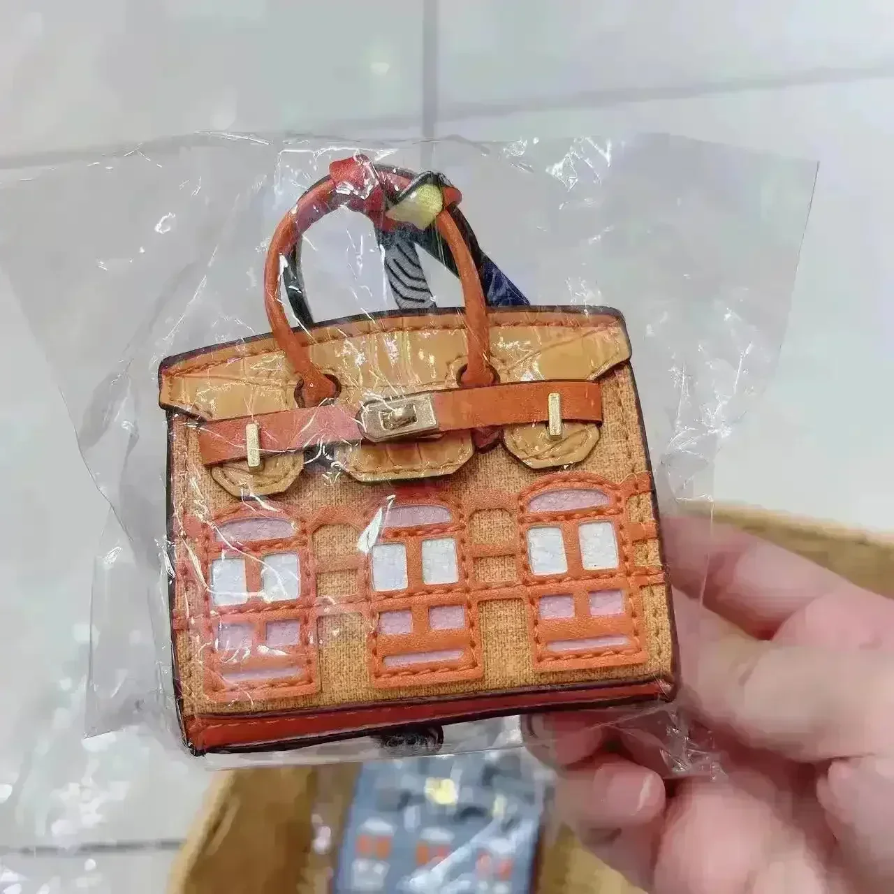 Luxe House Leather Bag Keychains - Image 21