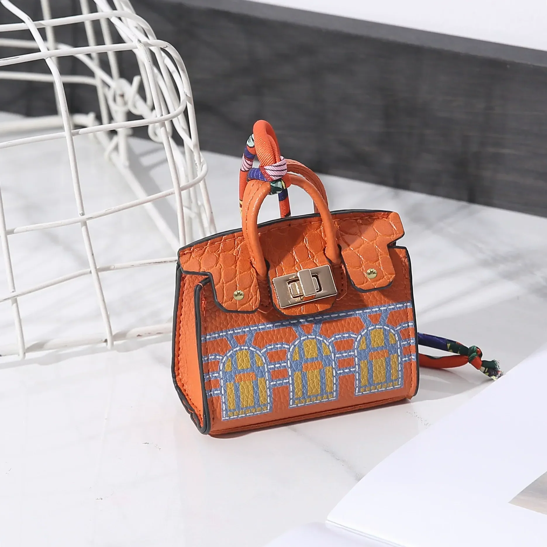 Luxe House Leather Bag Keychains - Image 26