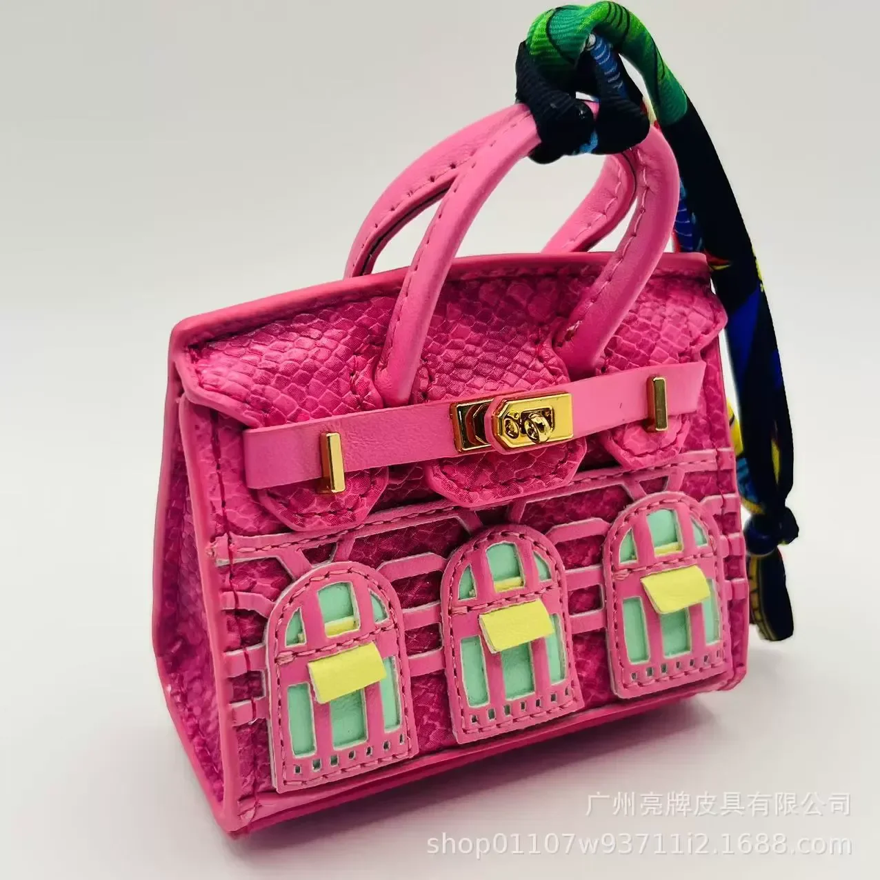 Luxe House Leather Bag Keychains - Image 33
