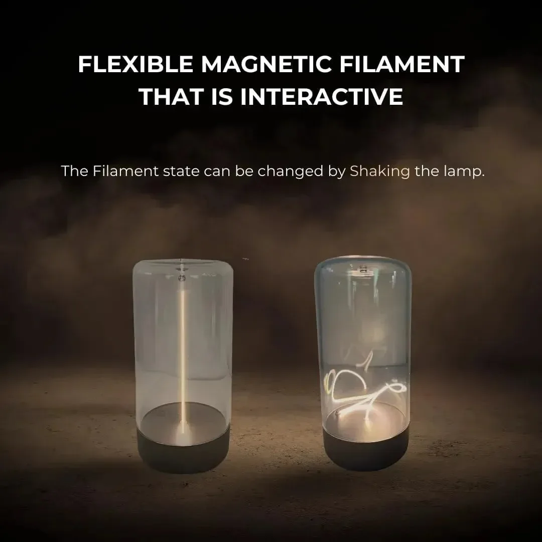 Minimalist Moving Filament Table Lamp - Image 9