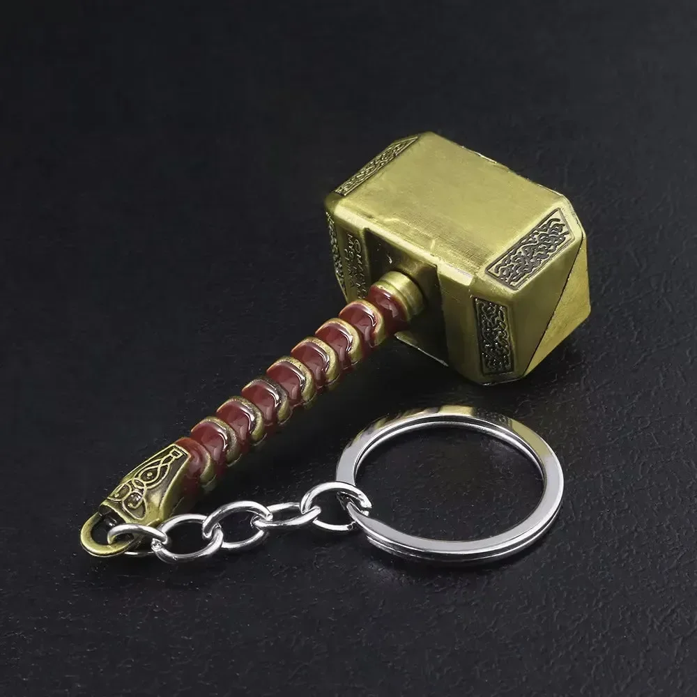 Mjolnir Hammer Metal Keychain - Image 4