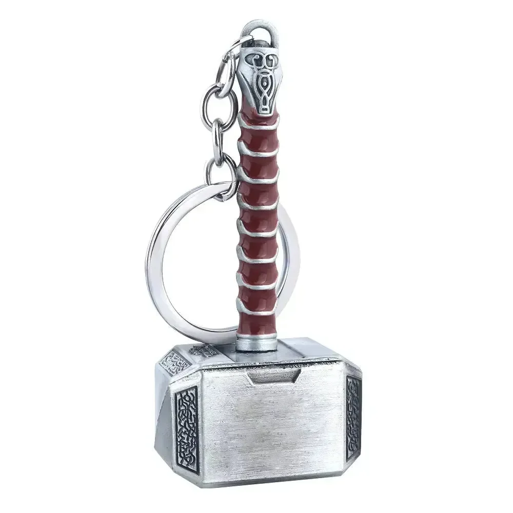 Mjolnir Hammer Metal Keychain - Image 9
