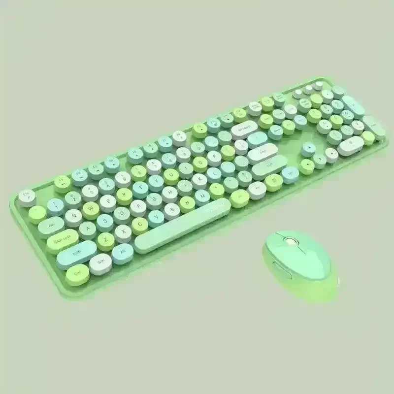 Mofii Wireless Retro Style Punk Mouse And Keyboard Kit - Image 15
