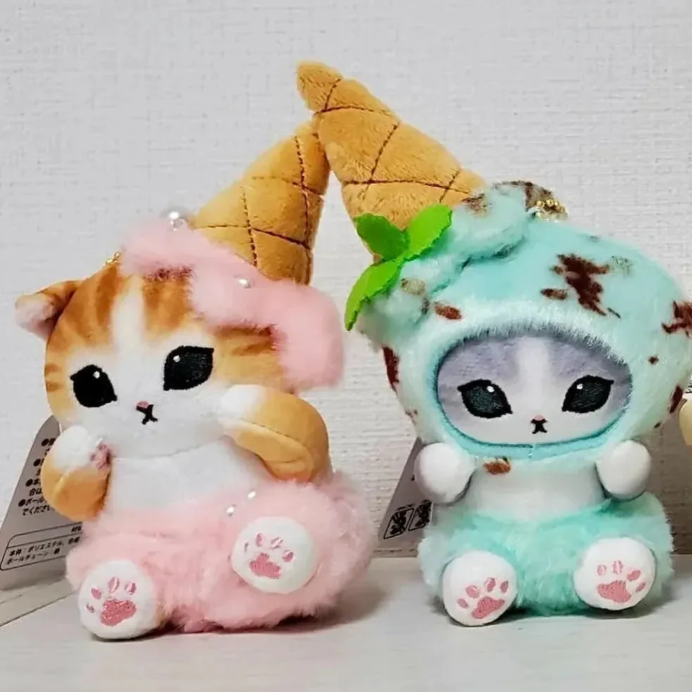 Mofusand Ice Cream Kitty Keychain - Image 6